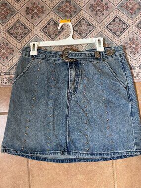 Denim Western Skirt